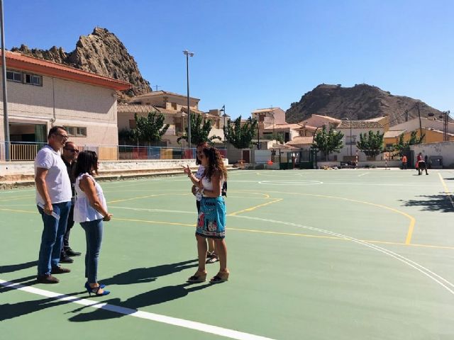 Las obras de mejora en el colegio Jesús García Candel de Ricote beneficiarán a más de 50 alumnos