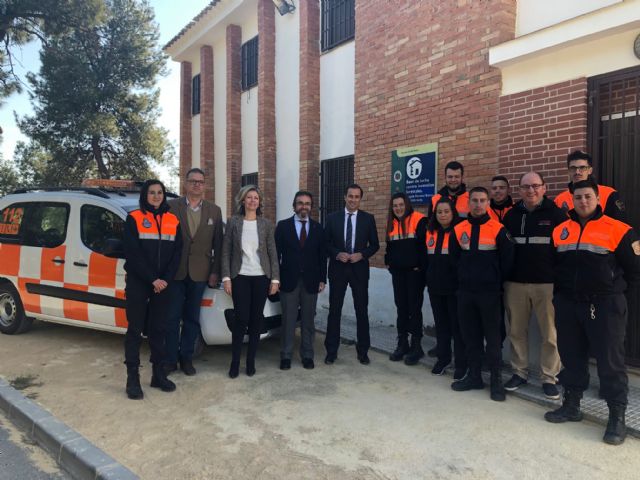 La Comunidad entrega un nuevo vehículo a la Agrupación de Protección Civil del Valle de Ricote