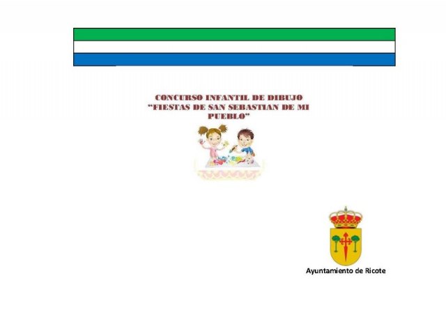 Concurso de dibujo para niños/as '¿Qué son para ti las fiestas de San Sebastián de Ricote?'
