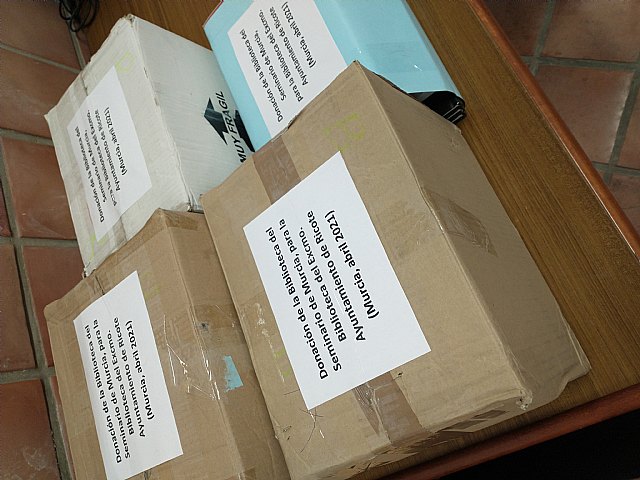 Donación a la Biblioteca Municipal de Ricote