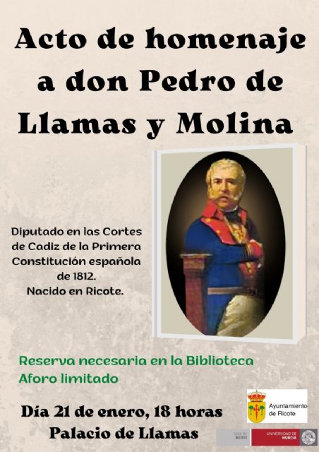 Acto de homenaje a don Pedro de Llamas