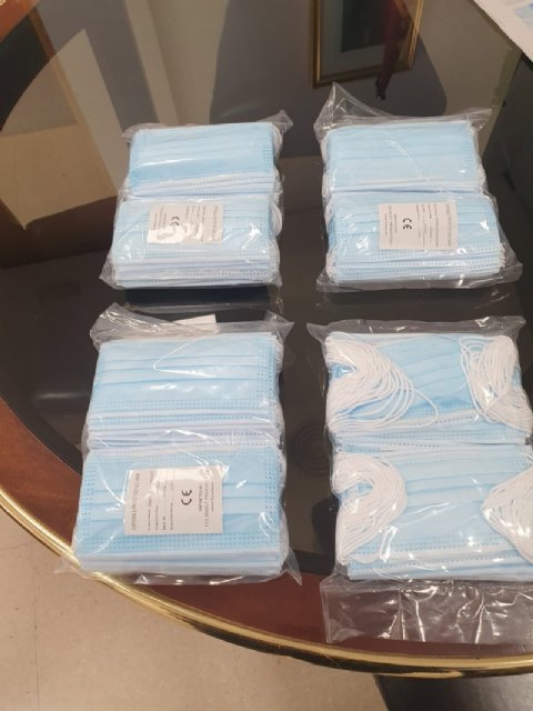 El Ayuntamiento de Ricote recibió en el día de ayer 200 mascarillas del Gobierno de España