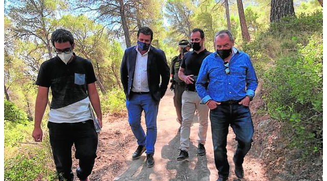 Arranca la puesta a punto del sendero del Collado de la Madera de Ricote