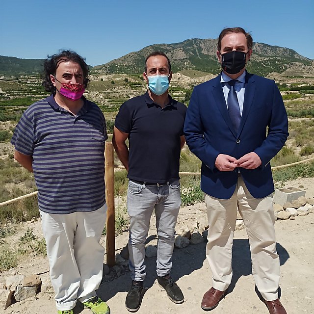 Visita del director general de competitividad y calidad turística a Ricote
