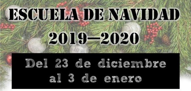 Escuela de Navidad 2019-2020