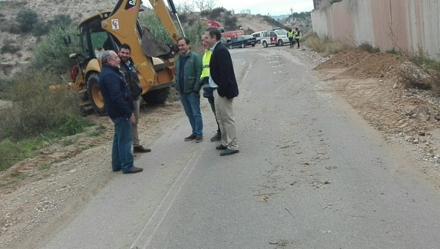 Reparación de los daños ocasionados por la DANA en el camino Cañada Gil, Ricote