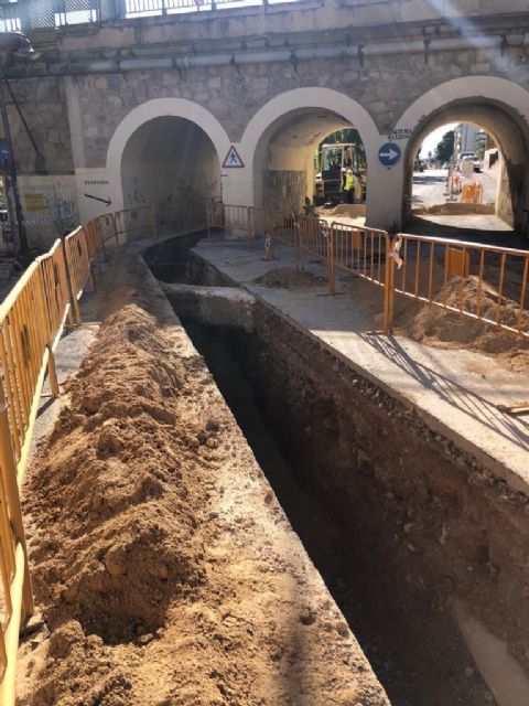 Culminan las obras de mejora de la conducción de aguas residuales del Valle de Ricote hasta la depuradora de Archena